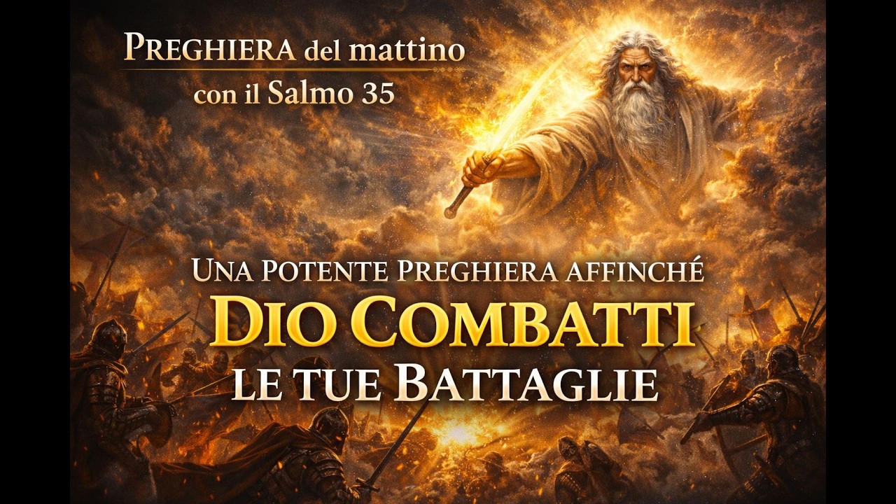 Salmo 35 | Una potente preghiera affinché DIO COMBATTI LE TUE BATTAGLIE