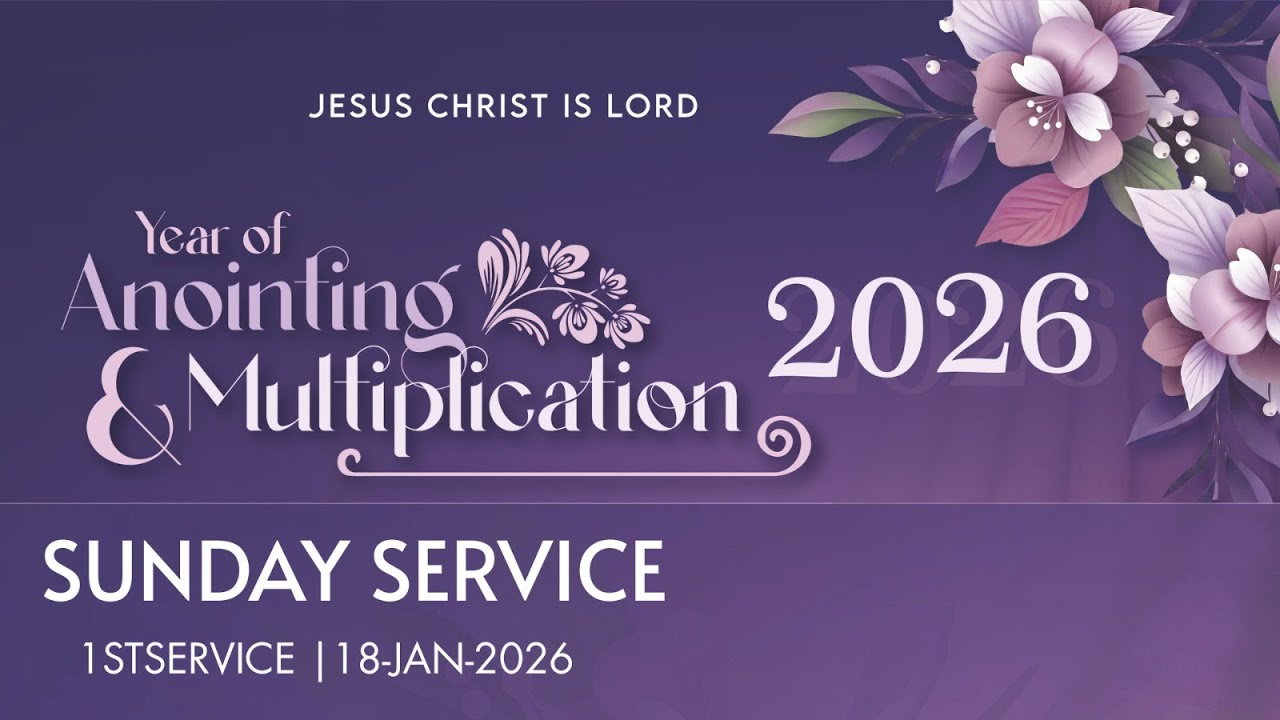 LIVE | SUNDAY 1st SERVICE | 18-JAN-2026 | PASTOR.CJ SAMUEL | ATHUMANESAR MINISTRIES KARNATAKA