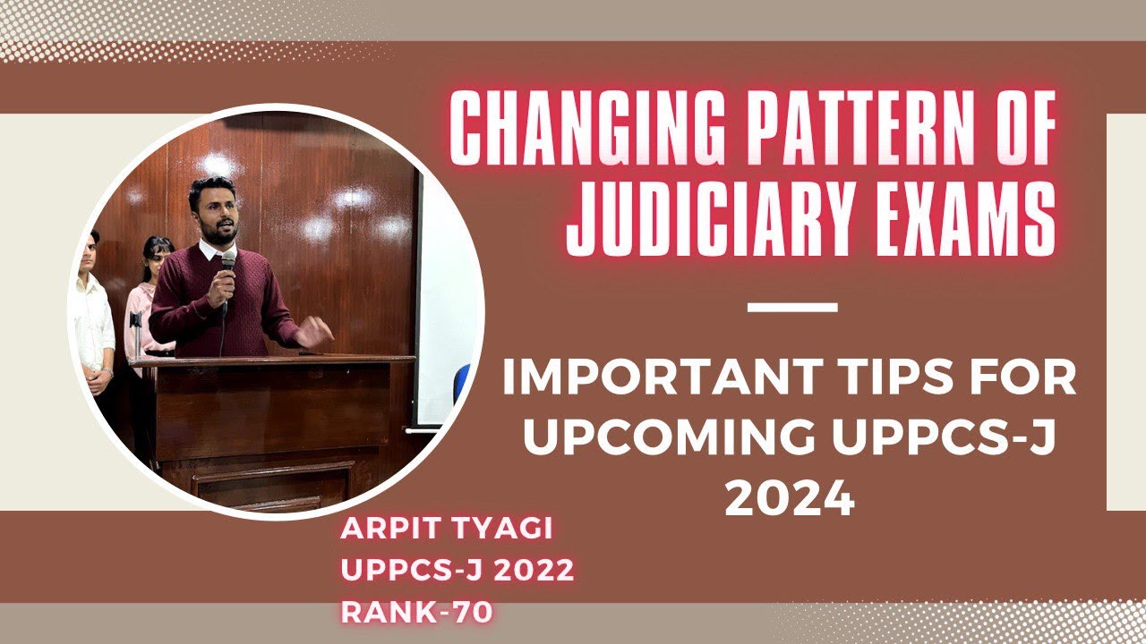 Important Tips for UP PCSJ 2024 | Arpit Tyagi Rank-70 | UP PCS J 2024 | UP APO 2024 |