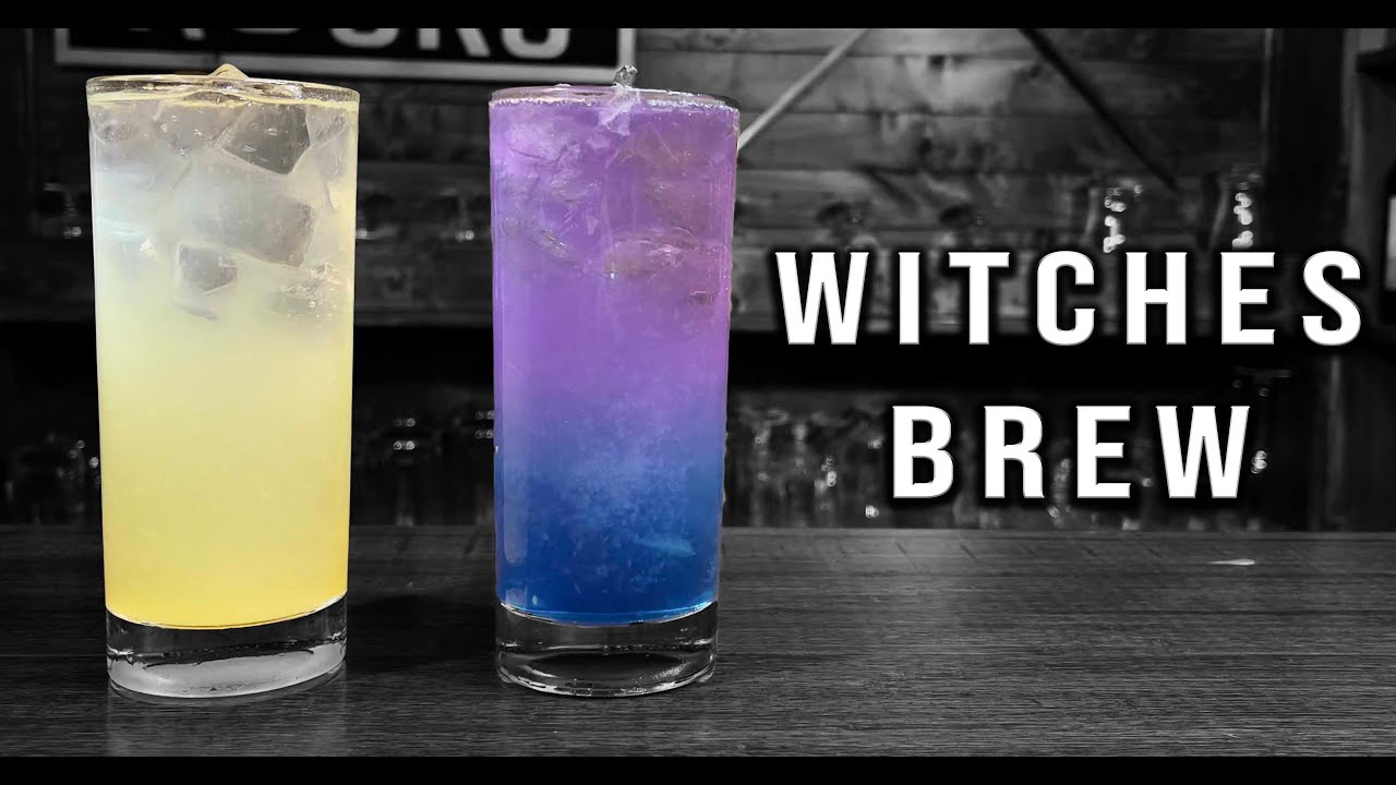 Easy Witches Brew | Легкий коктейль на Хэллоуин | Выпивка со льдом