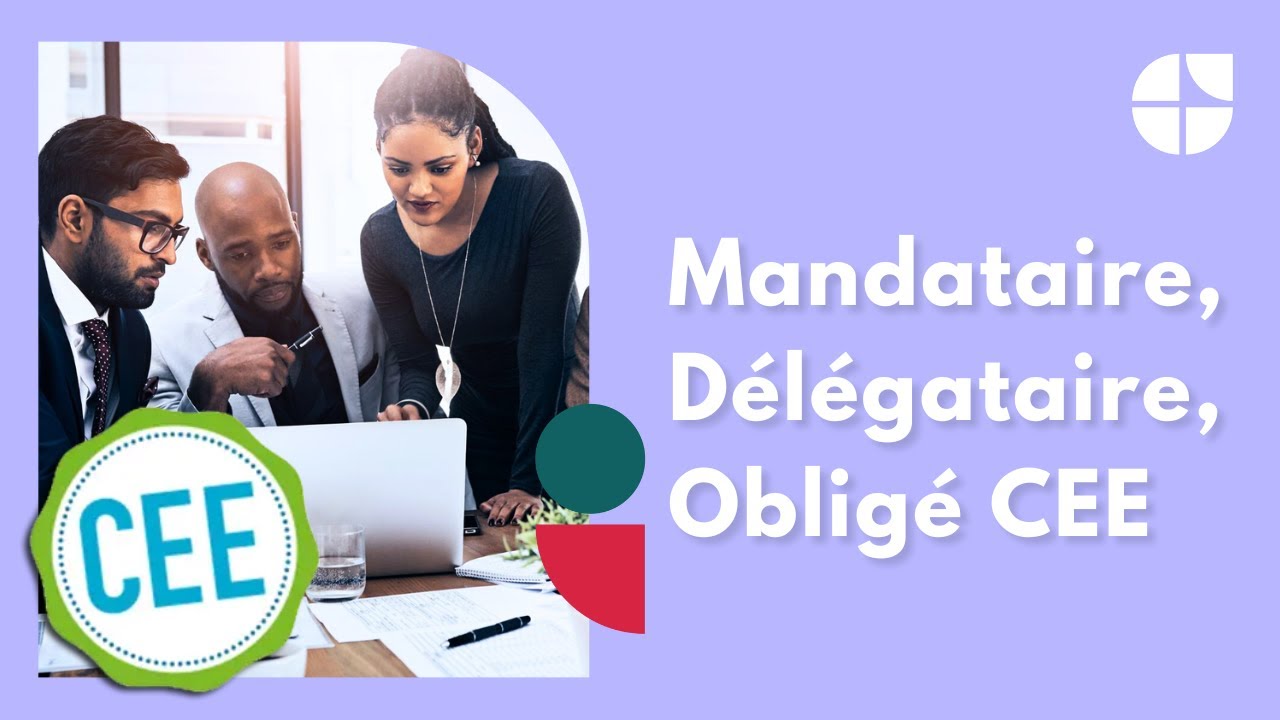 Quelles sont les différences entre un mandataire, un délégataire et un obligé CEE ?