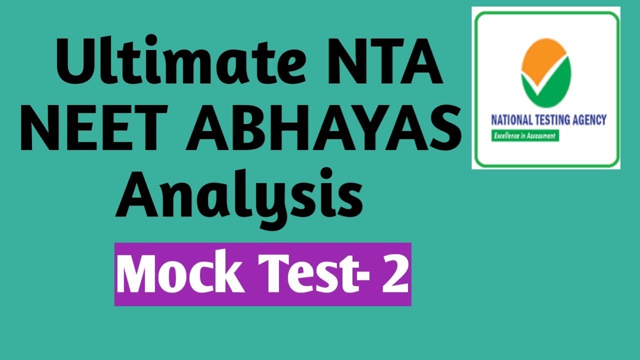 Best Analysis of NTA NEET Abhyas Mock Test No'-2 | Paper Analysis of NEET NTA Abhayas | Dr S K Singh
