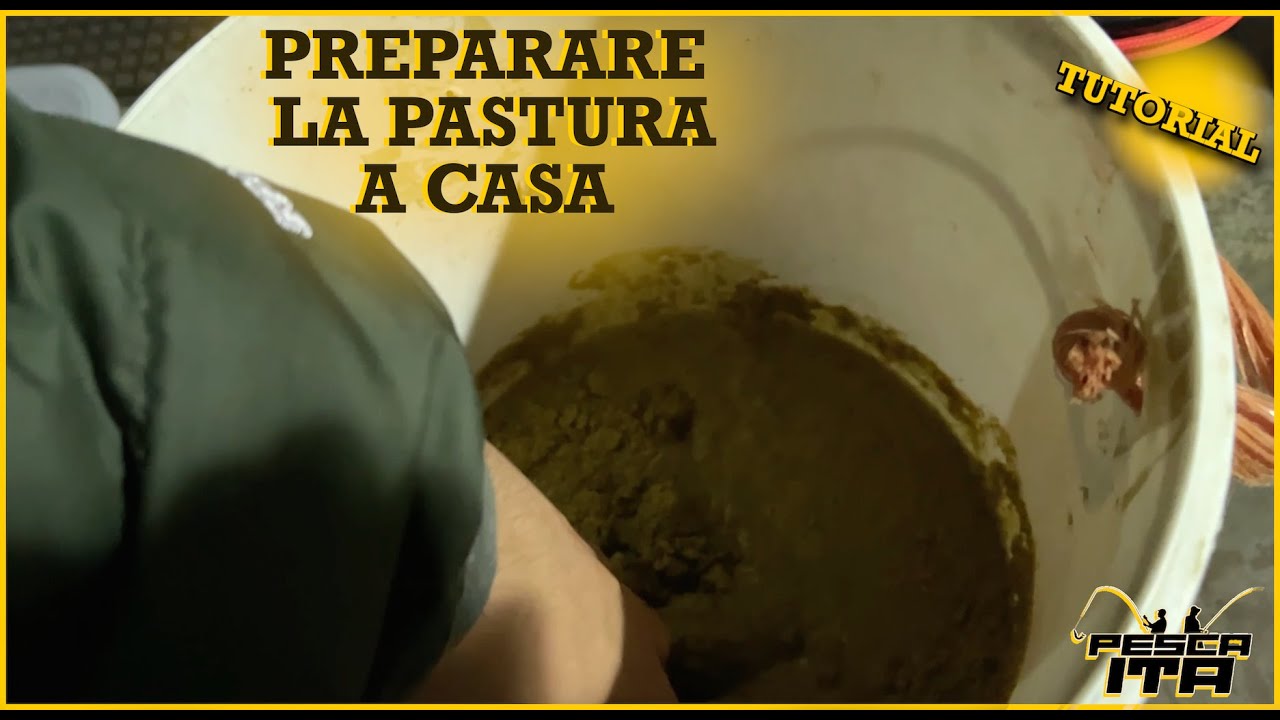 Pesca ITA - Come preparare la Pastura a Casa semplicissimo!! Tutorial