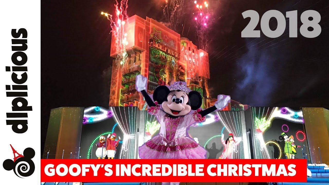 FRONTROW : Goofy's Incredible Christmas 🎄 Disneyland Paris Christmas 2018