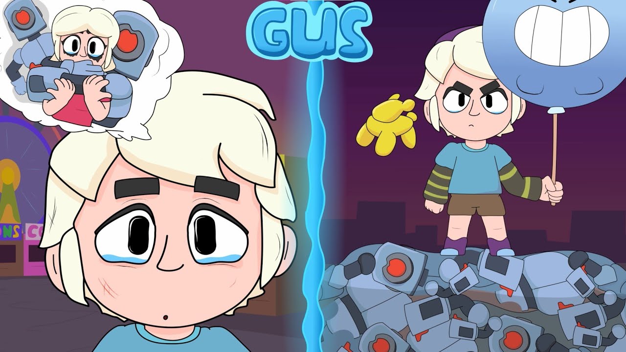 GUS ORIGIN STORY - BRAWL STARS ANIMATION