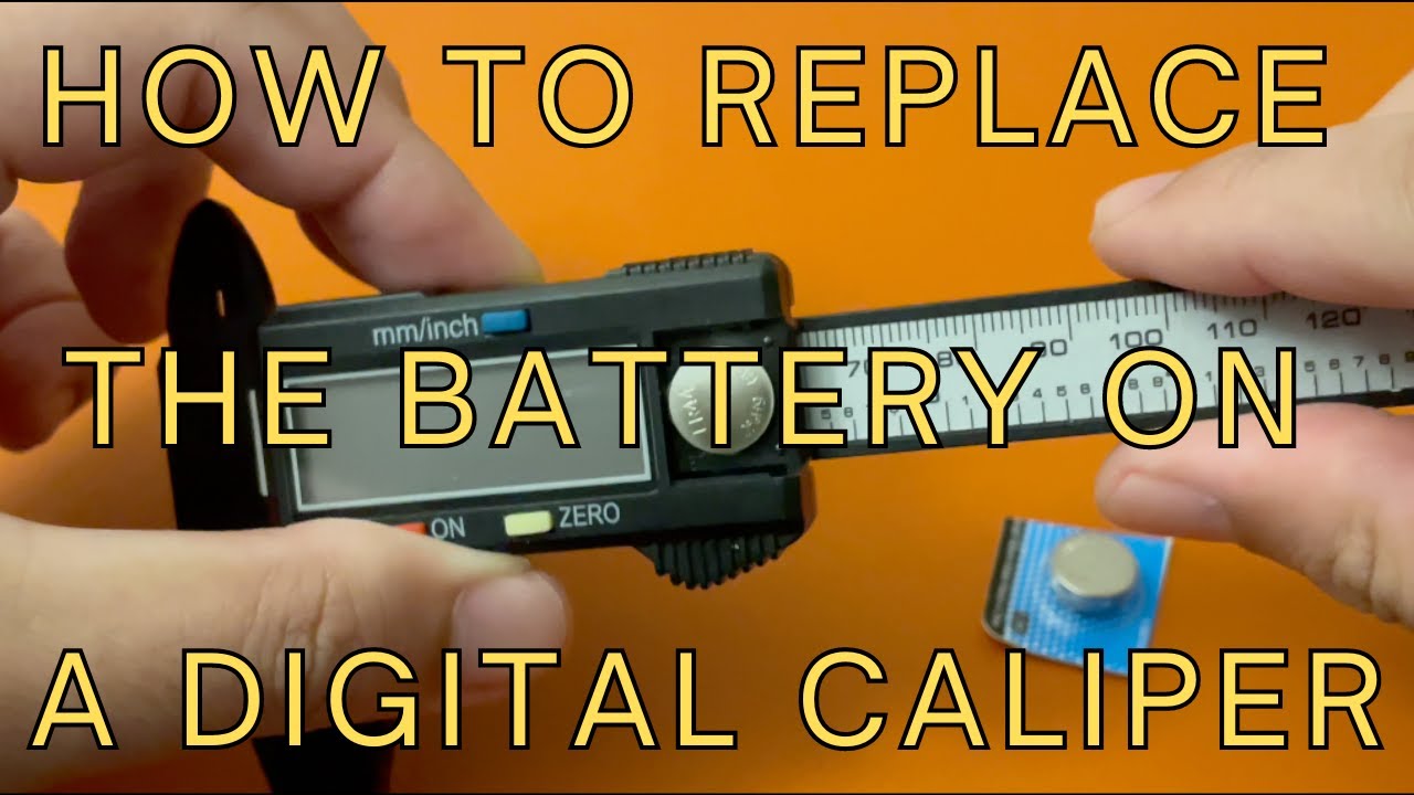 How to replace the battery on a digital caliper? August 2024 #batteryreplacement #caliper #tools
