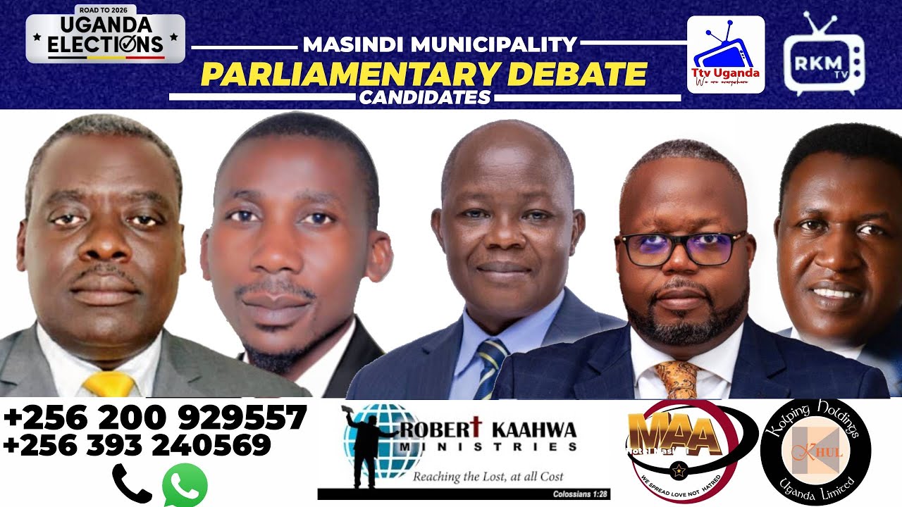 MASINDI MUNICIPALITY PARLIAMENTARY DEBATE - 5 candidates #TtvUganda #RKMtv #AlkeEvents