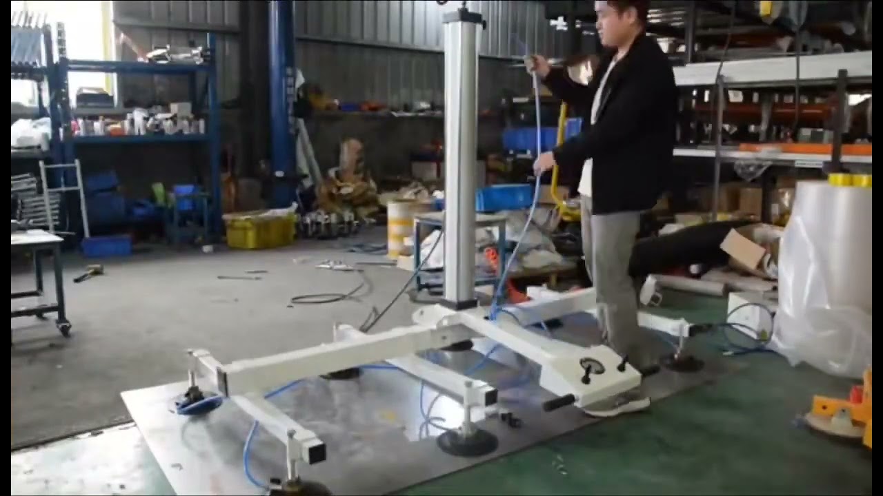 Vacuum suction lifting system for sheetmetal