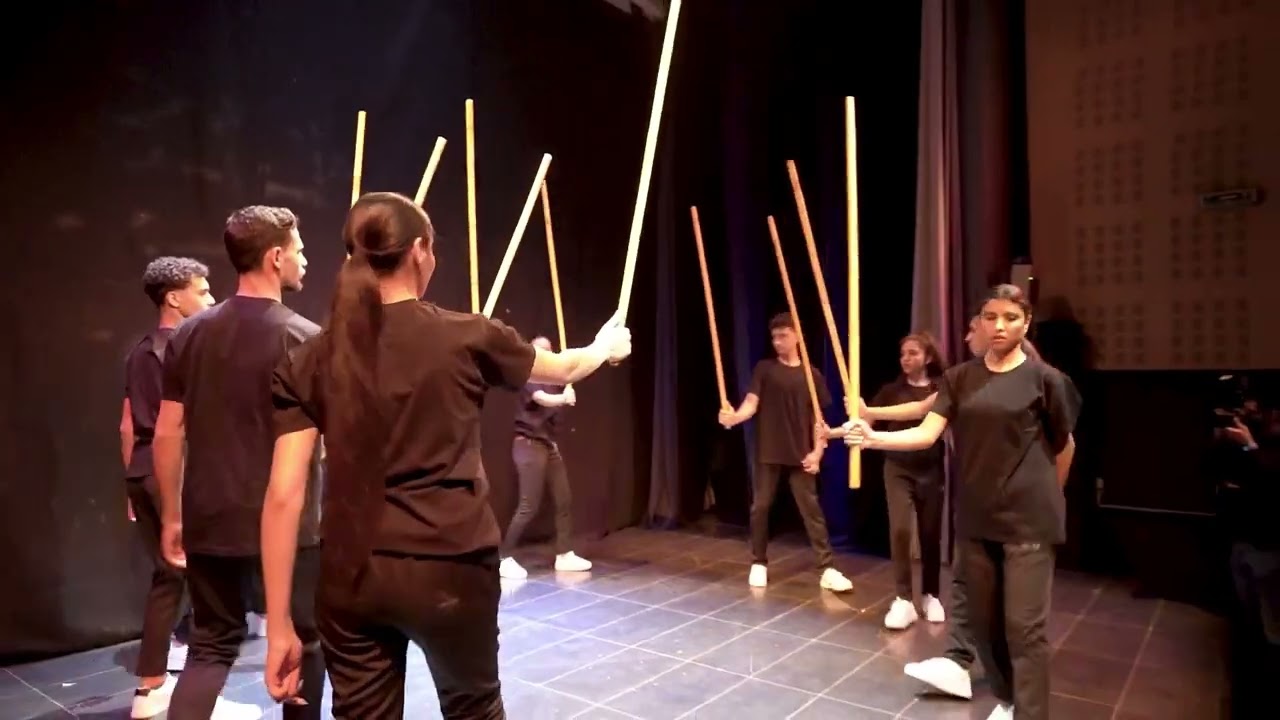 L'équipe de Tahteeb Sportif - Les RUES DE LA PAIX au Institut français d'Egypte - Mounira