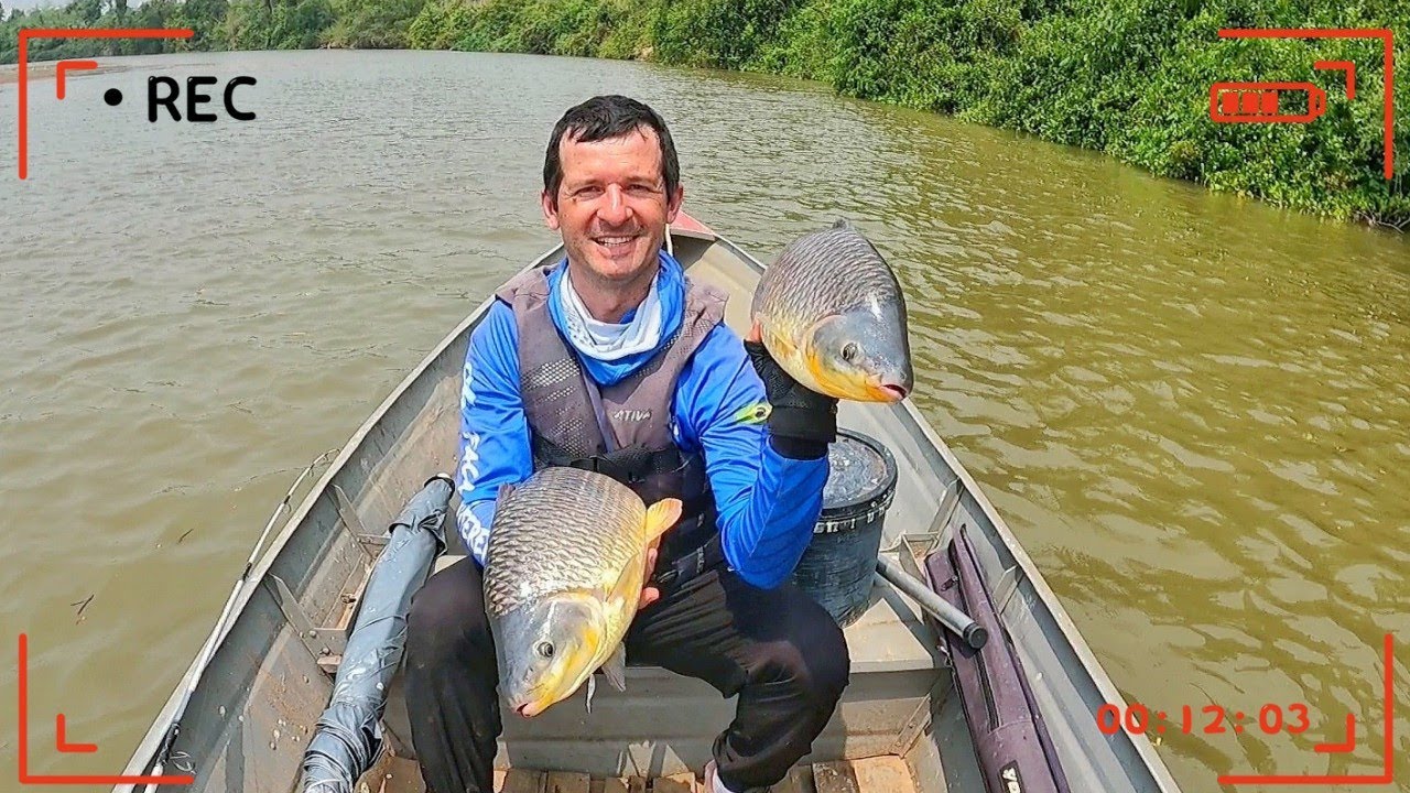 A MELHOR PESCARIA DE PIAUÇU QUE JÁ FIZ - PESCARIA NO RIO AGUAPEÍ.