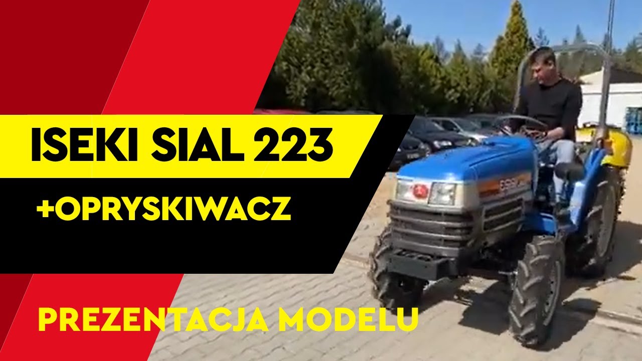ISEKI SIAL 223 Z OPRYSKIWACZEM , JAPAN TRAK #6