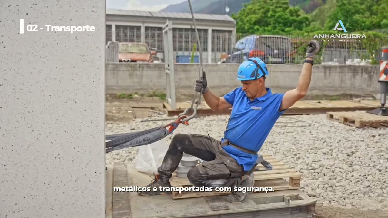 Paredes de concreto pré-fabricadas - Anhanguera Construção Industrializada