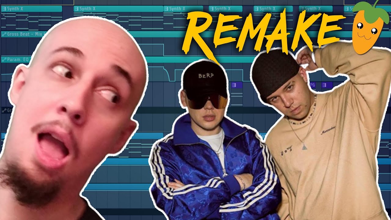 ASÍ se hizo BZRP #52 con QUEVEDO ❗ FL STUDIO REMAKE ❗ Free FLP