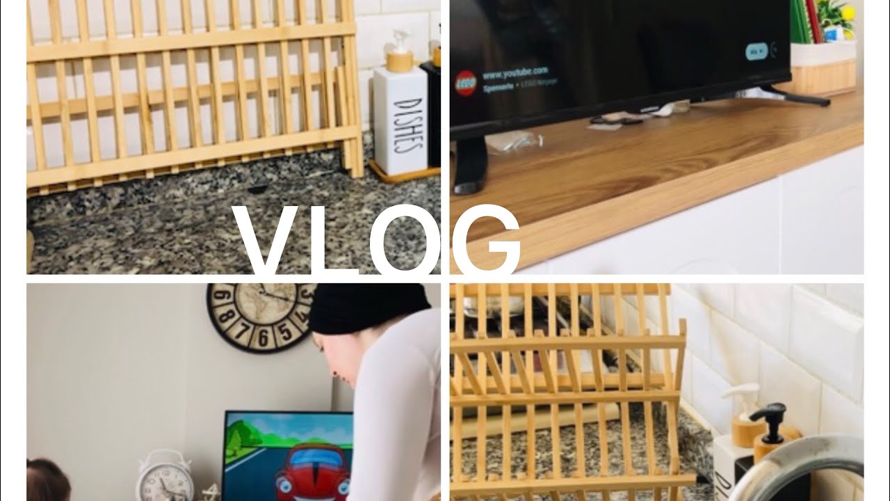 EV VLOG🏡| RUTİN TEMİZLİK🧼| YENİ ALDIĞIM AHŞAP BULAŞIKLIGIM | VLOG 18