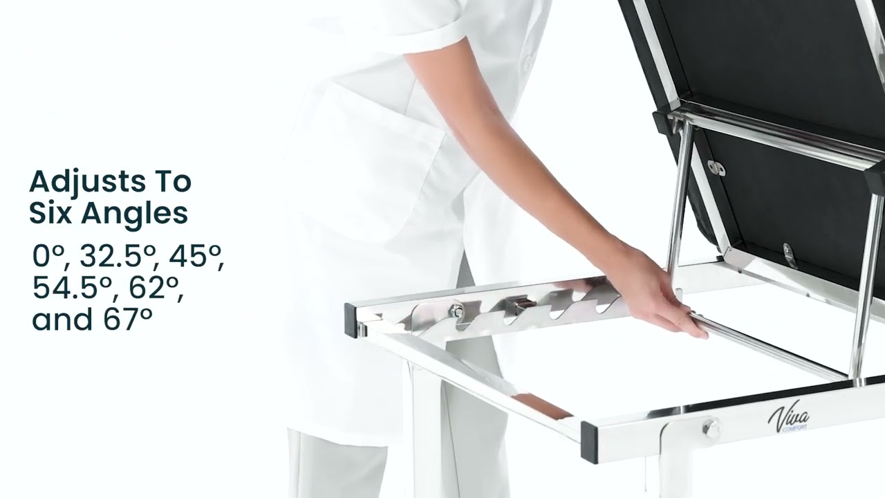Viva Comfort | Adjustable Exam Table &ndash; ADI996-02-BLK &ndash; Video