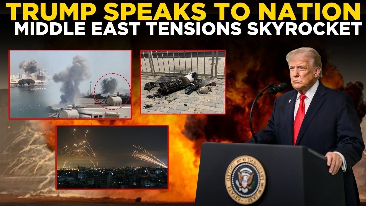 Donald Trump Live: Trump Speaks As War Fears Explode Worldwide | World News