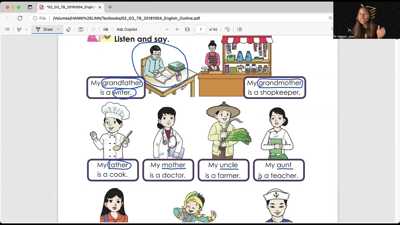 Grade(3) English Unit(1) Lesson(1) Part1