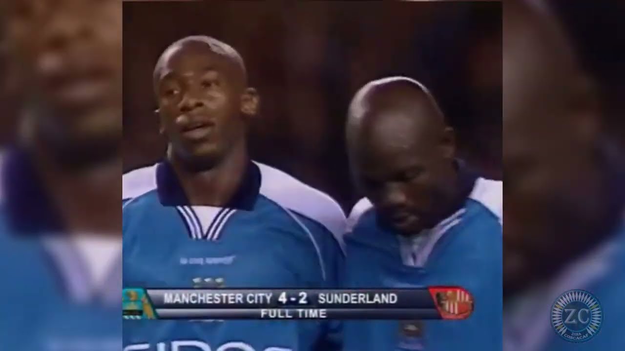 Hatrick de Paulo Cesar Wanchope en el Manchester City ante el Sunderland