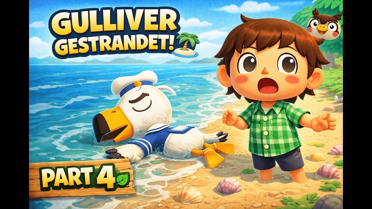 GULLIVER GESTRANDET! 🏝️ Animal Crossing New Horizons Switch 2 Edition | Part 4