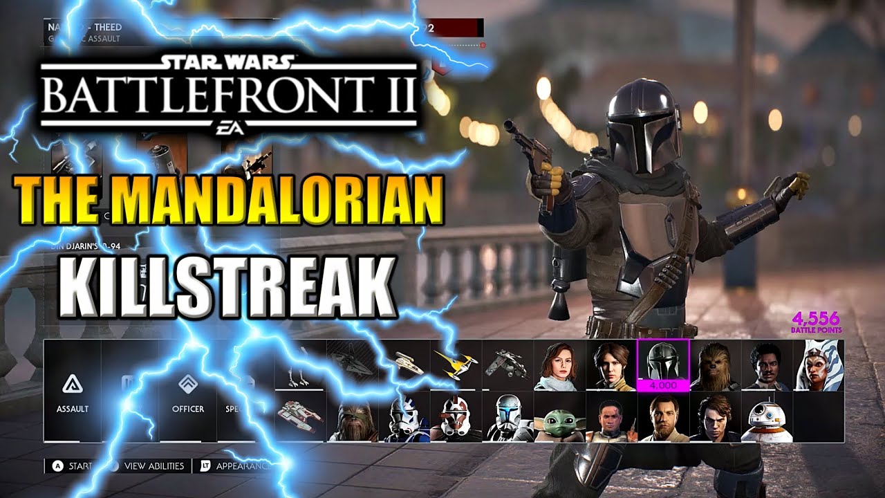 Star Wars Battlefront 2 - 101 The Mandalorian Killstreak