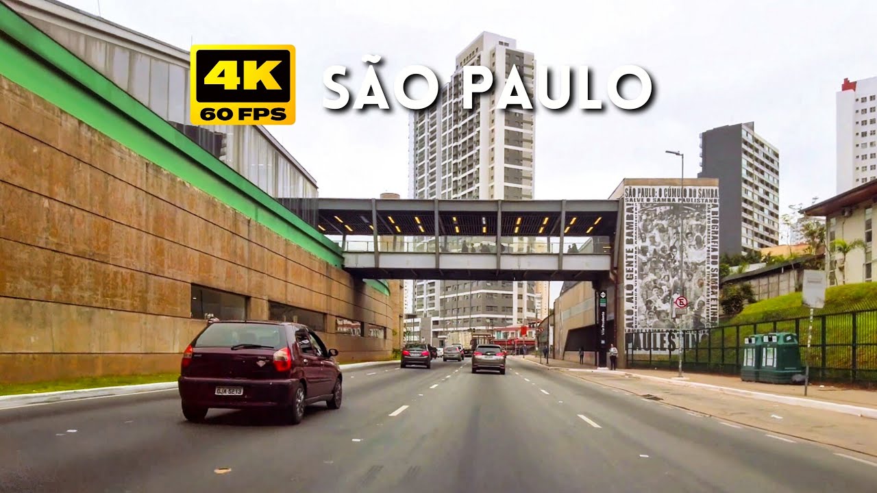 Dirigindo na VILA PRUDENTE e JARDIM AVELINO, São Paulo, Brasil, 4K