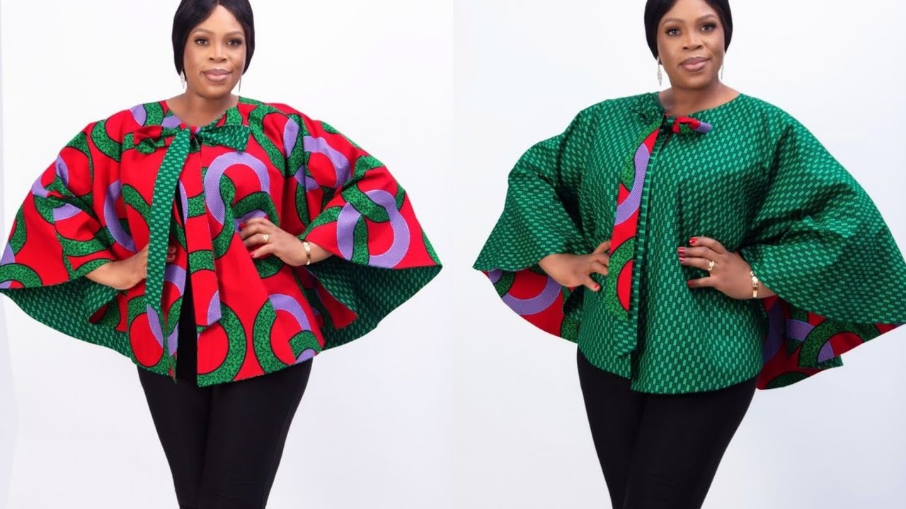 How to make a Stylish REVERSIBLE CIRCLE TOP | Cape Top Cutting and Stitching