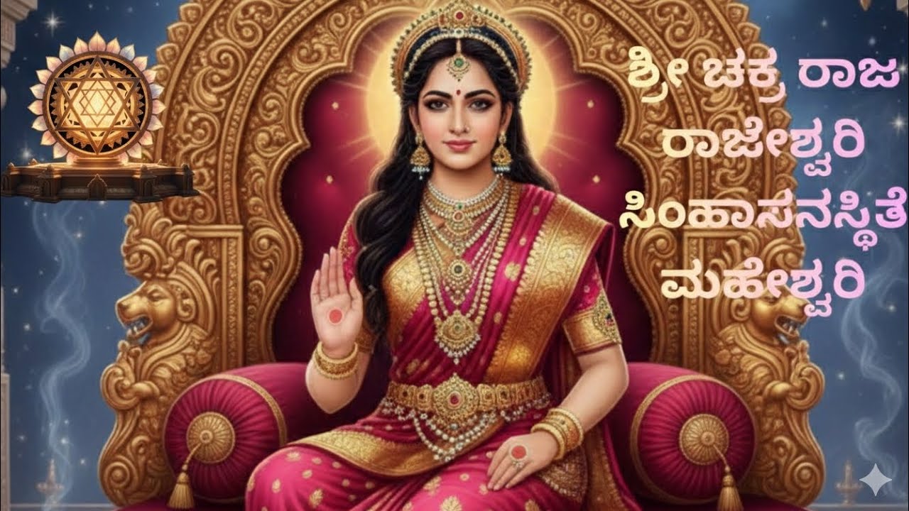 ಶ್ರೀ ಚಕ್ರ ರಾಜ ರಾಜೇಶ್ವರಿ | Sri Chakra Raja Rajeshwari | ದಶಮಹಾವಿದ್ಯಾ ಸ್ವರೂಪಿಣಿ |