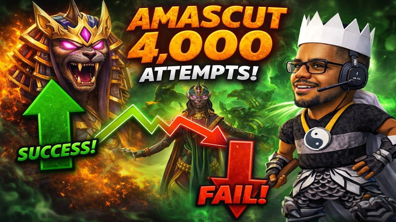 RAW PvM Hour | 4K Amascut Push – Setbacks, Resets, Real Grind