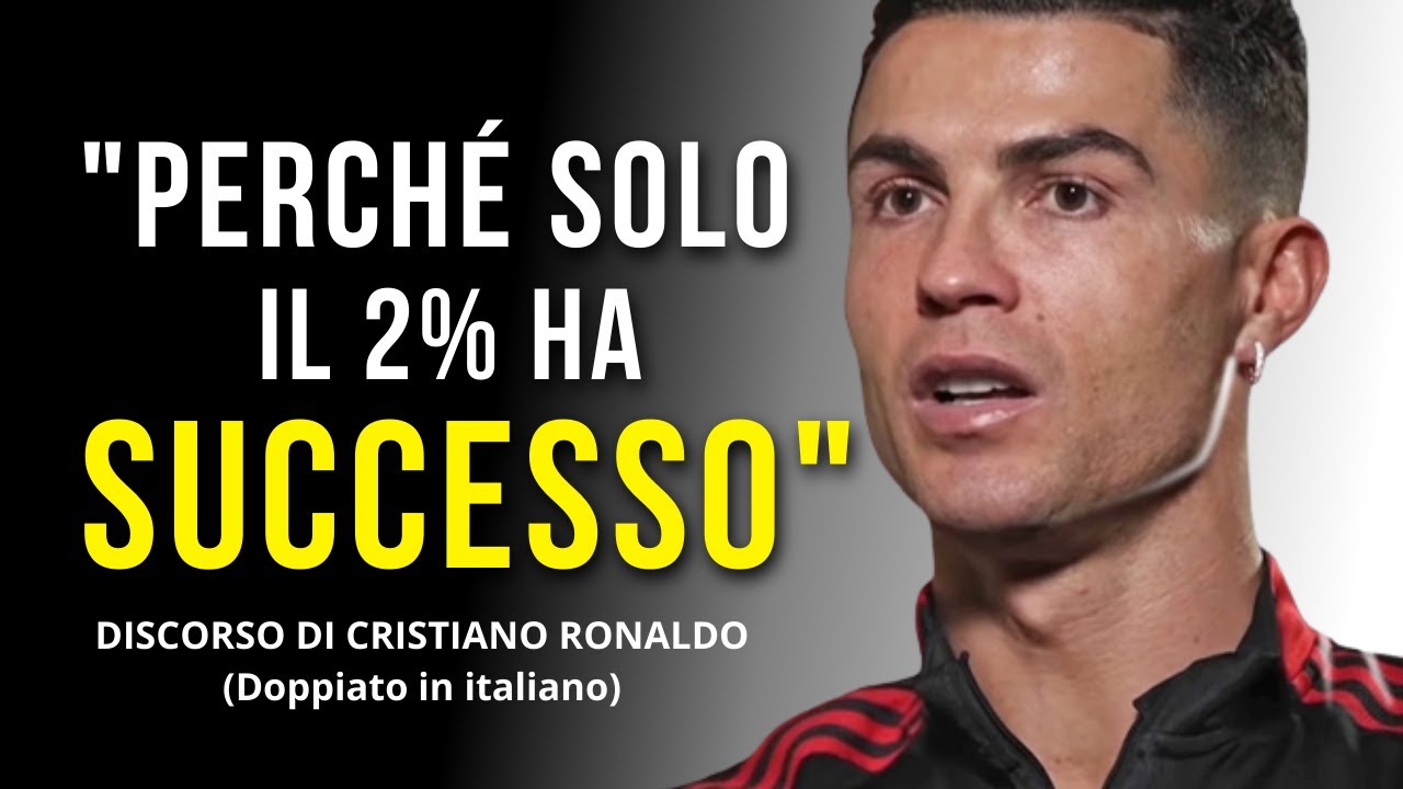 Questa è stata la mia vera motivazione - Intervista a Cristiano Ronaldo doppiato in Italiano