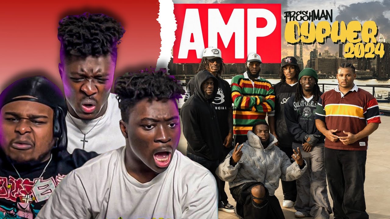 ДЭВИС С КОГО ЖЕ!? | AMP FRESHMAN CYPHER 2024 (РЕАКЦИЯ!!)