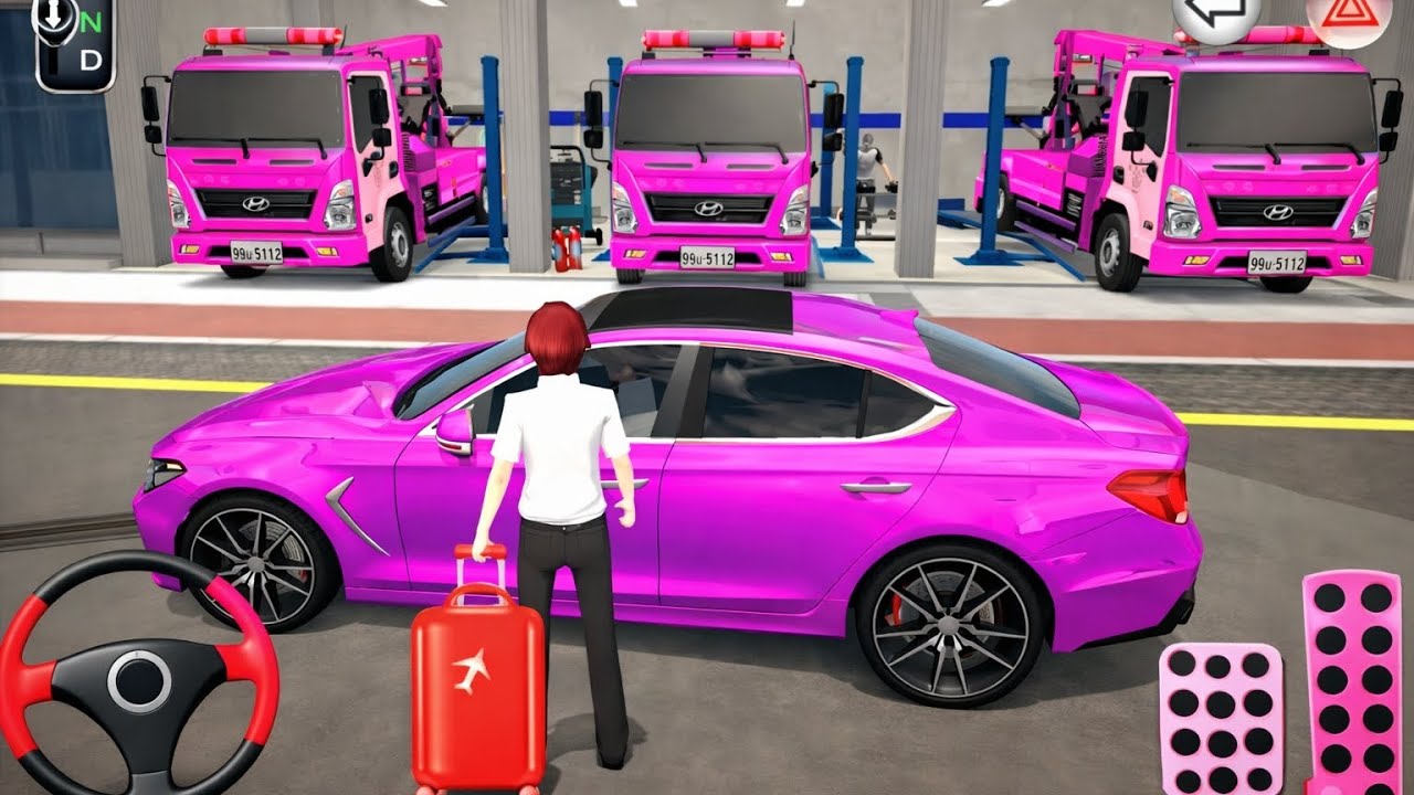 3D Car Simulator Gameplay 🚗 | Realistic City Driving & Free Ride Experience #androidgameplay 