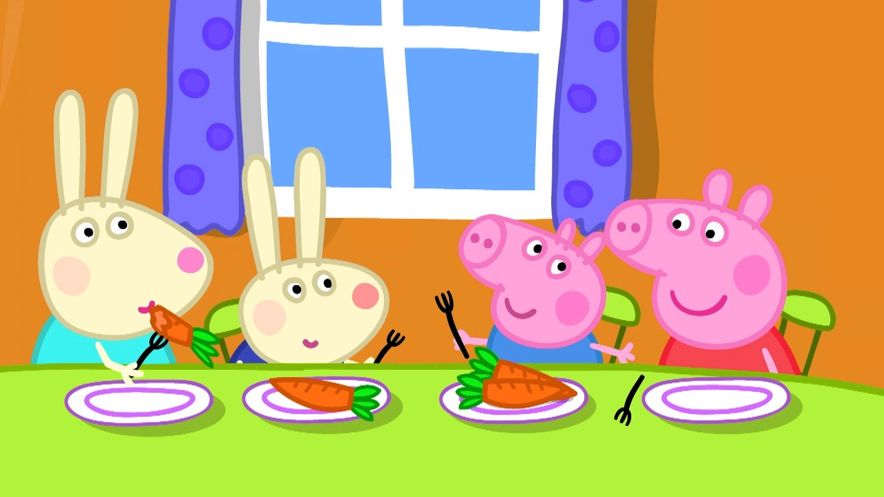 Peppa Pig Visits Rebecca Rabbit! 🐰🥕 | Full Episodes | 1 HOUR