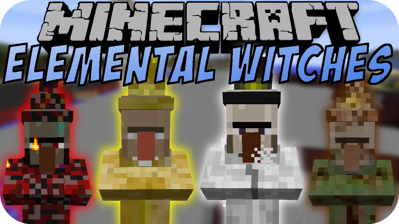 Minecraft ELEMENTAL WITCH MOD