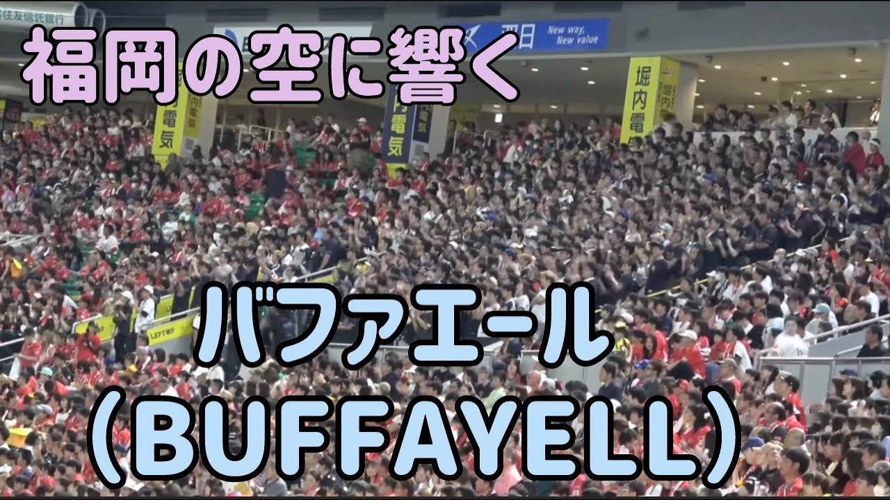 『バファエール （BuffaYell）』福岡オリックスファンの団結力が凄い!ホークスに4連勝‼️福岡の空に高々と鳴り響く📣2025.9.23📣ホークス対オリックス