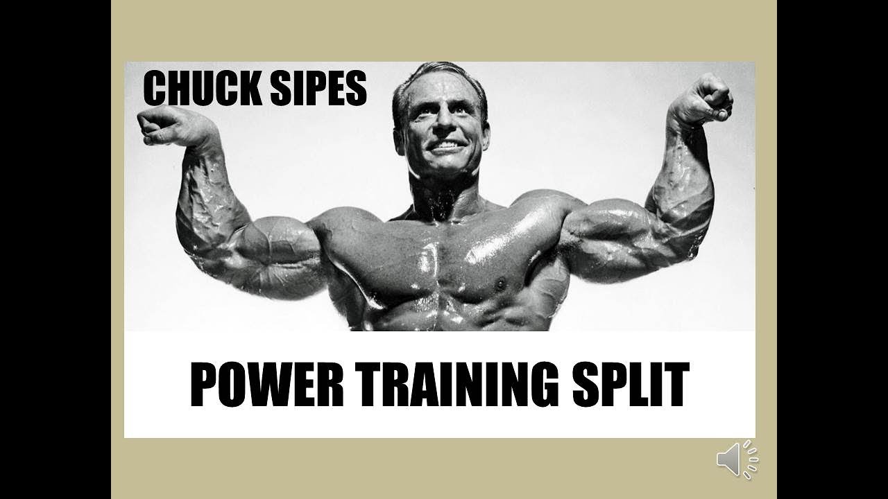 CHUCK SIPES' POWER TRAINING SPLIT FOR COMPETITION! HOW THE IRON KNIGHT PREPARED HIS PHYSIQUE!!