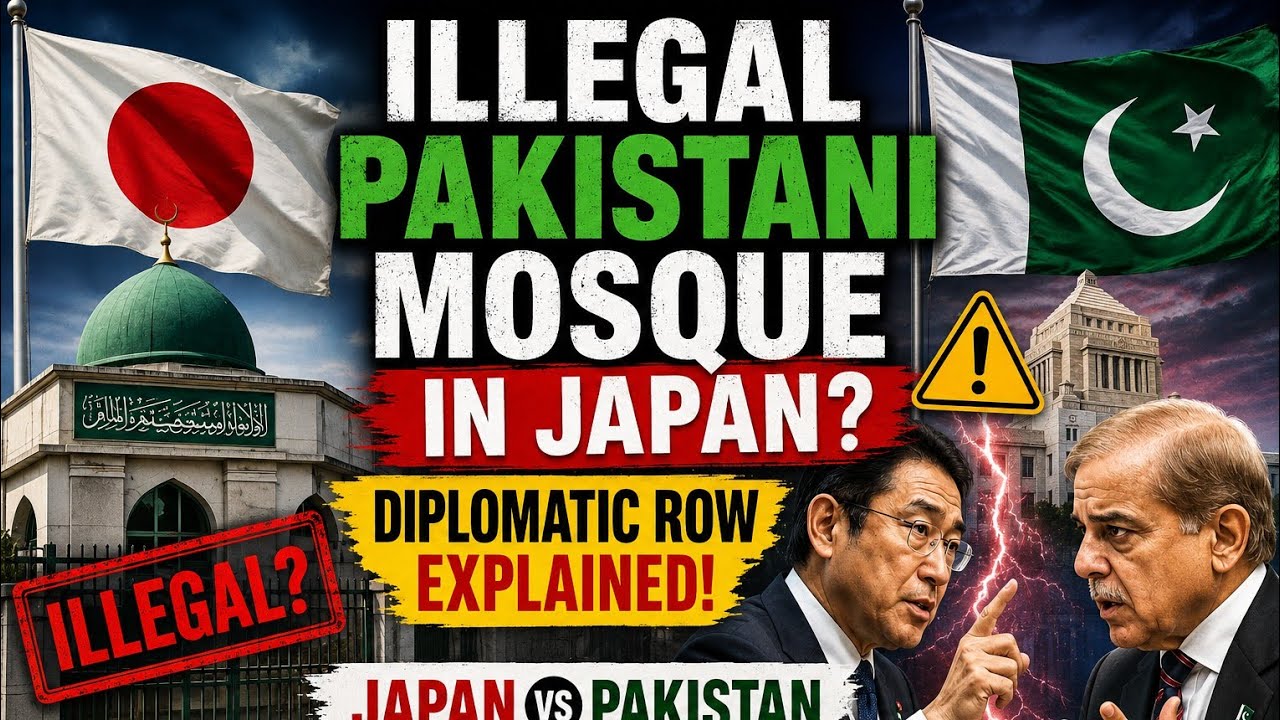 🔥 illegal Pakistani Mosque in Japan? Diplomatic Row Explained | Japan vs Pakistan Controversy