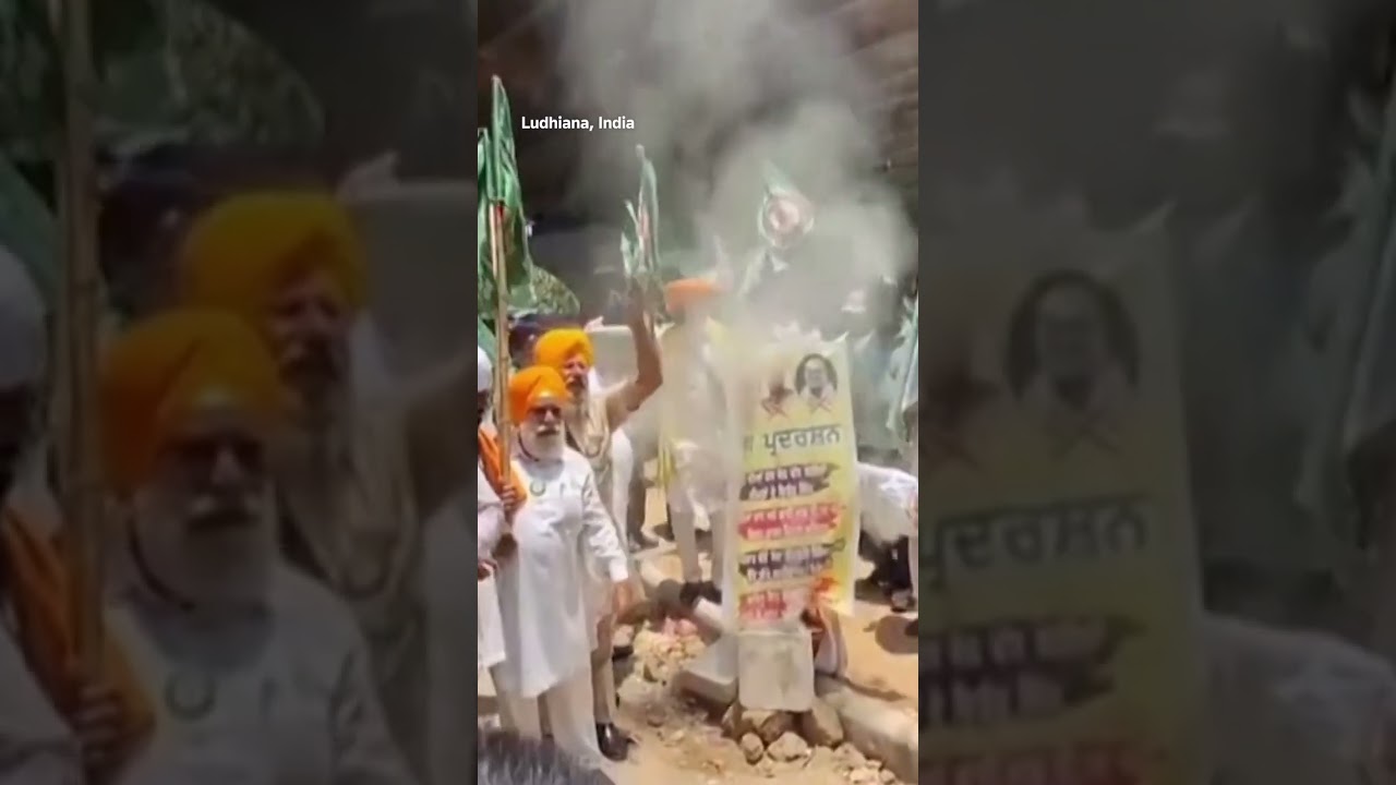 Indian farmers protest US trade deal and fertilizer shortage