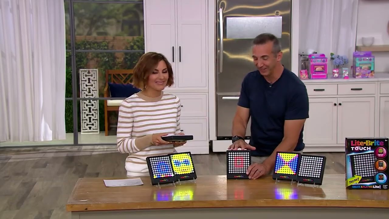 Lite Brite Touch Interactive Pad with Games & Animations on QVC
