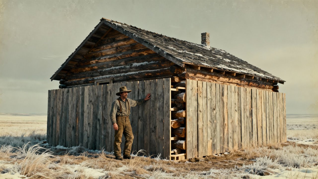 Neighbor&rsquo;s Laughed When He Built a Second Wall Around His Cabin &mdash; Until It Kept His Cabin 21 Degrees