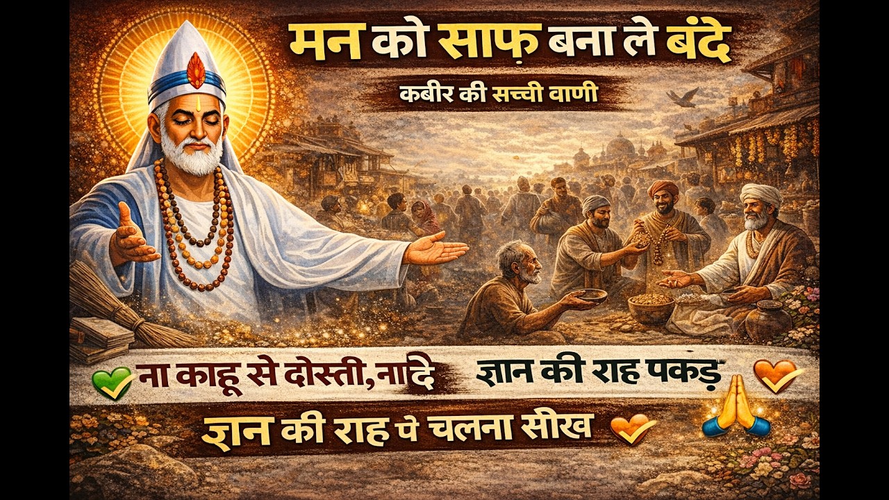 कबीरा खड़ा बाज़ार में | Powerful Kabir Vani Bhajan 20 | Bhajan Station #kabirbhajan #2026