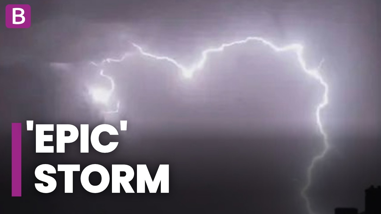 'Epic' storm strikes Birmingham overnight