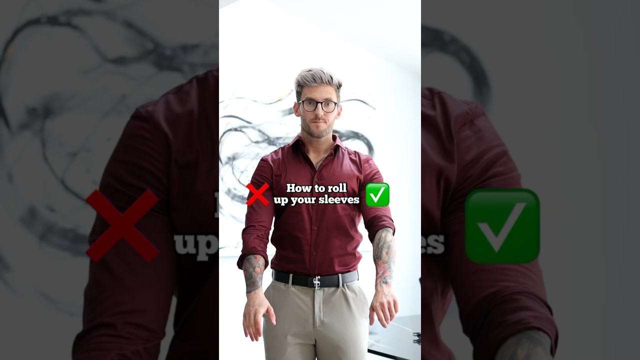 How to roll up your sleeves like a boss 👔 #mensfashion #menfashion #menstyle
