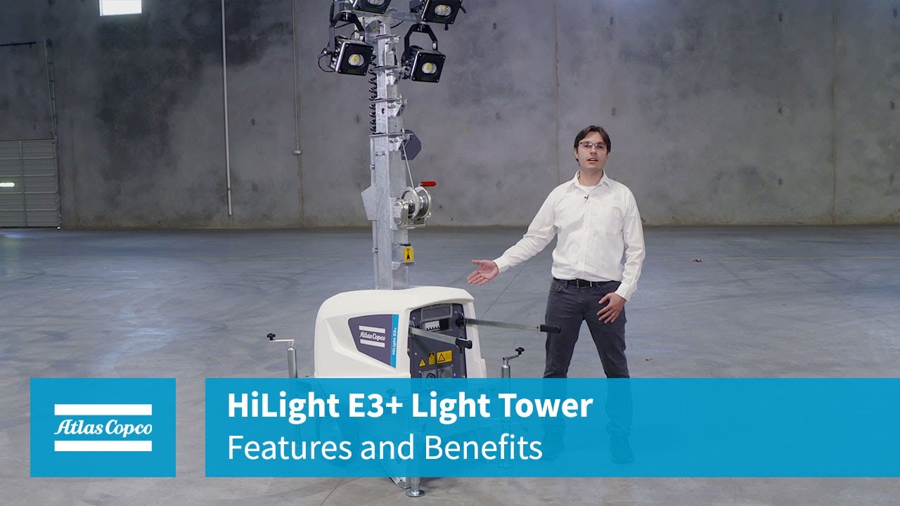 HiLight E3+ Light Tower – Features and Benefits | Atlas Copco Power Technique