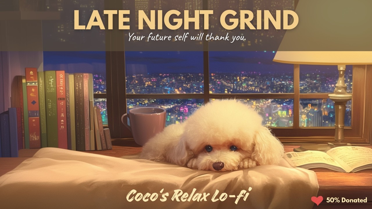 Late Night Grind 🌙 1-Hour Study Timer with Coco [Vol. 75]