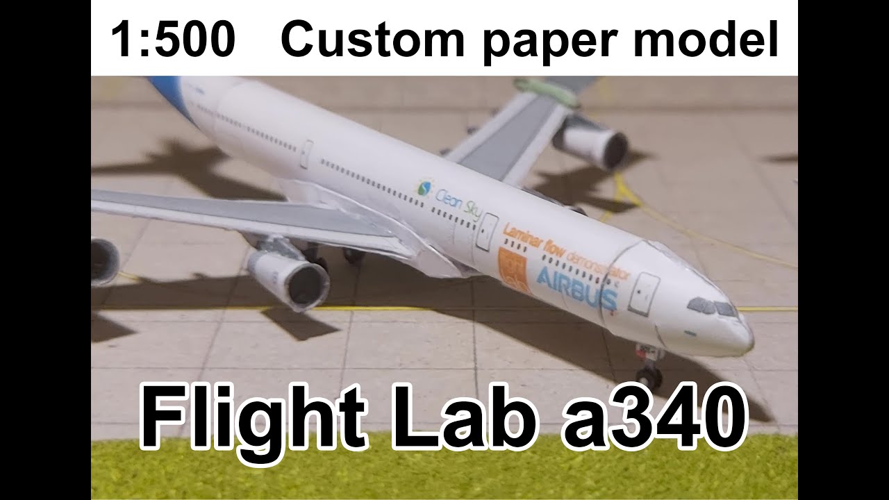 Airbus a340 Flight Lab - scale model