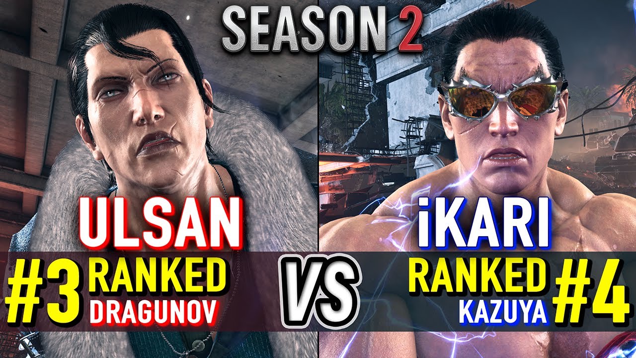 T8 🔥 ULSAN (#3 Ranked Dragunov) vs iKARI (#4 Ranked Kazuya) 🔥 Tekken 8 High Level Gameplay