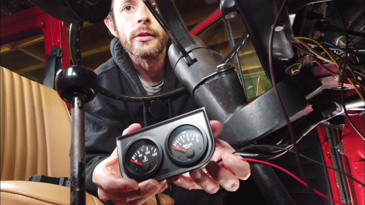 Установка датчика температуры и давления VW