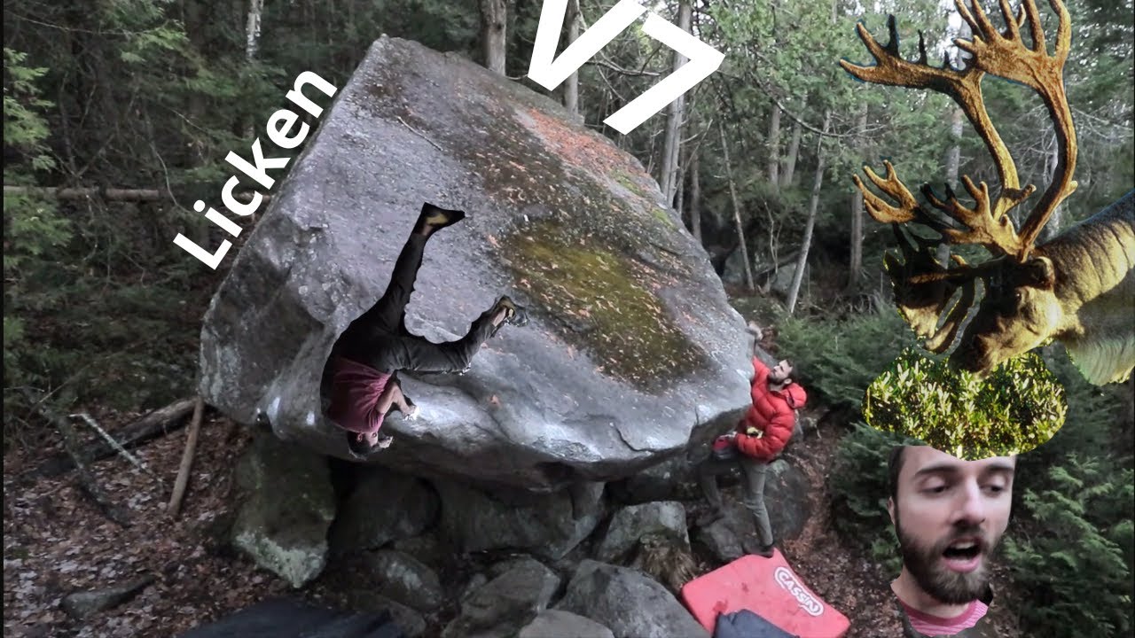 Alex grimpe Nickel à l'envers | Licken (V7)
