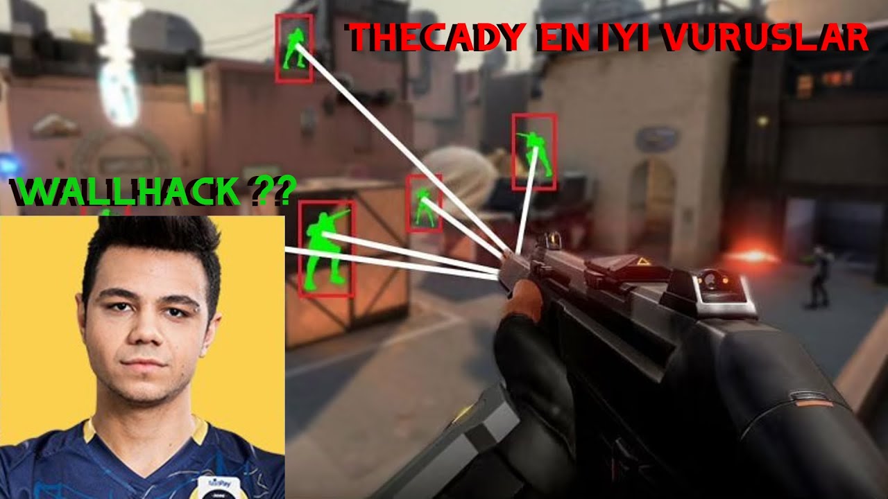 TheCady - WallHack,AimHack Açık Kalmış | TheCady En İyi Vuruşlar ve En Komik Anlar