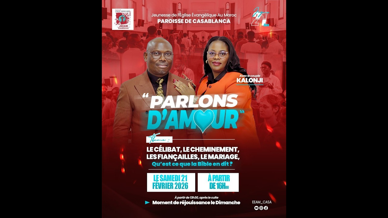 PARLONS  D'AMOUR / AVEC LE COUPLE PASTORALE  KALONJI / 21/02/2026